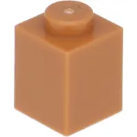 LEGO : 100x Stein 1x1 en 'Medium Dark Flesh' (chair moyennement foncée)