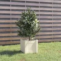 Prolenta Maison Exclusive - Bac à plantes blanc 31x31x31 cm Bois massif de pin