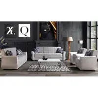 JV Möbel Ensemble de canapés 3+2+1+1+1 Set de coffre-fort Komplett Textil JVmoebel