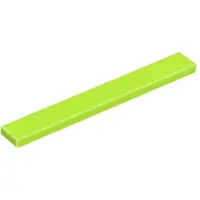 LEGO 1x8 carreaux 4162 - 100 pièces Lime