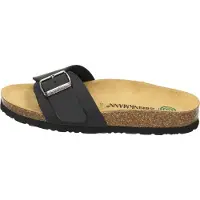 Brinkmann : Chaussons, chaussures d'intérieur, noir, style décontracté
