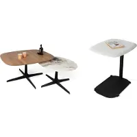 Xl Moebel Gmbh Table basse rectangulaire et tables d'appoint de style contemporain