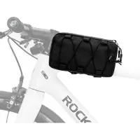 RockBros Sacoche de cadre de vélo Sacoche de tube supérieur 1L Sacoche de cadre de vélo de course Sacoche de VTT Noir