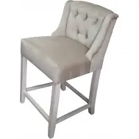 Xl Moebel Gmbh Chesterfield Bar Chair Tabouret de bar Tabouret de bar Design Fauteuil textile