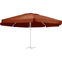 Prolenta Maison Exclusive - Housse de rechange pour parasol rouge terracotta 610 cm