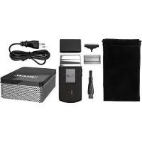 Wahl Rasoir de Voyage , Sans Fil, Rechargeable, Autonomie 45 Minutes, Lame de Rechange Incluse