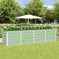 Prolenta Maison Exclusive - Bac à plantes vert 240 x 80 x 75 cm en acier