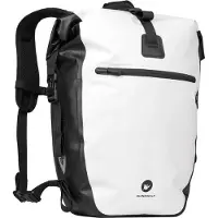 Rhinowalk Sac à vélo, X21669 pour porte-bagages blanc