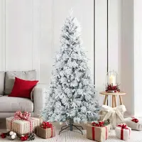 Prolenta Maison Exclusive - Sapin de Noël artificiel à charnières enneigé blanc 180 cm