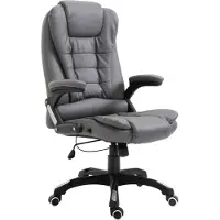 Syfax Chaise de bureau Anthracite Similicuir
