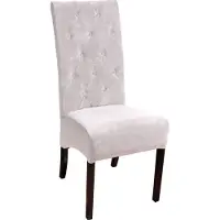 AEA Set 8x Chesterfield Designer Chaise en bois massif Chaise de salle à manger Designer Polster
