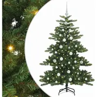 Syfax Sapin de Noël Artificiel à Branches Articulées Vert 150 cm