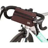 RockBros Sacoche de guidon de vélo Sacoche triangulaire 1,3L Sacoche frontale pour vélo de course, VTT, marron