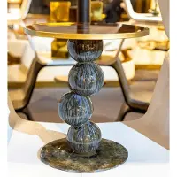 Xl Moebel Gmbh Table basse Table de salon Tables en verre Designer Table d'appoint en bois Nouveau