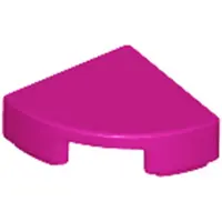 LEGO 1x1 carreaux coin rond 25269 - 100 pièces magenta