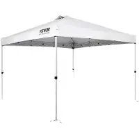 OEM Tente pliante pop-up, imperméable, sac à roulettes portable, 10x10ft Blanc