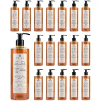 GFL PRIJA Shampoing Cheveux & Corps Vitalisant au Ginseng Vegan 380 ml, Lot 18