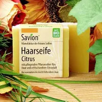 SAVION Savon capillaire - Citrus 80g 5 pack