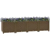 Prolenta Maison Exclusive - Potager surélevé 160 x 40 x 38 cm en polypropylène