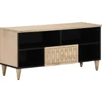 Sonstiges Meuble TV 100x33x46 cm bois massif de manguier
