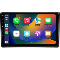 AWESAFE Radio compatible avec Audi A4 S4 RS4 8E B6 B7 2000-2009 Carplay Android Auto Navi Bluetooth DAB+ Caméra de recul 9 pouces 32 Go