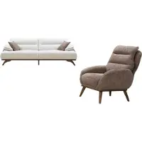 AEA Sofa Polstergarnitur Couchgarnitur Wohnzimmergarnitur Sofa-Set Sessel Sitzgruppe