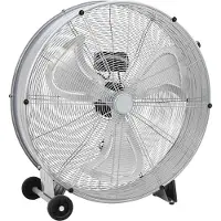 Syfax Ventilateur tambour avec roue Argenté 79 x 37 x 82 cm Aluminium