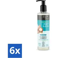 Organic - Shampooing soin naturel - Argan Hair & Amla - Régénérant et nourrissant - 280 ml - Pack avantage - 6 pièces