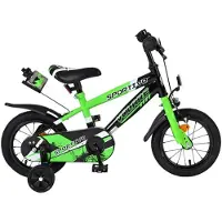 Volare Vélo enfant Sportivo - Garçons - 12 pouces - Vert Noir