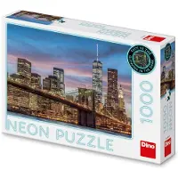 Dino Bikes Puzzle 1000 pièces Néon : New-York