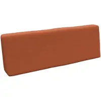 Pokar Coussin pour palette Coussins de palette avec housse amovible Canapé de palette, Taille:Coussin de dos 120 x 40, Couleur:Orange
