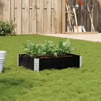 Prolenta Maison Exclusive - Jardinière noir 80x60 cm bois massif de pin