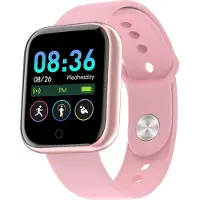 EKO , Montre connectée 4.0 étanche IP67 avec capteur de poids, rose