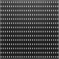 Vevor Kit combiné pour panneau perforé Panneau perforé en plastique 11 x 11 po 4 panneaux pour la maison Noir