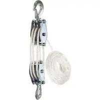 OEM Poulie, pivotante à 270°, construction robuste, 3 roues, 15 m