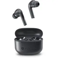 Motorola MOTO Buds 065 Casque sans fil Bluetooth 5.3 - Ecouteurs intra-auriculaires résistants à l'eau - 15 m de portée sans fil - Earbuds 17 heures - Noir
