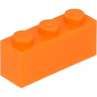 LEGO 100 pièces 3622 Brick 1x3 Part Basic Bricks 100 Orange