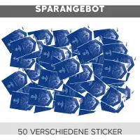 Topps - Champions League 2021/22 Sticker - 50 stickers différents (choix aléatoire)