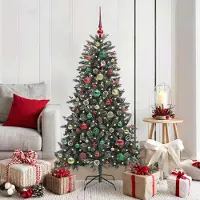vidaXL Meubles haut de gamme Arbre de Noël artificiel Vert 83,5 x 83,5 x 150 cm - 1818766