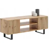Sonstiges Armoire TV Lowboard Armoire basse Armoire TV Commode Salon Loft 155 cm Lamelles