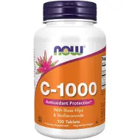 Sonstiges Vitamine C-1000 avec cynorrhodon 100 comprimés Now Foods