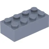LEGO 100 x briques 2 x 4, gris foncé