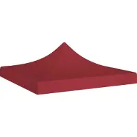 Prolenta Maison Exclusive - Toile de tente de réception 3 x 3 m, rouge bordeaux, 270 g/m²