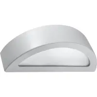 Sollux Applique céramique ATENA gris 1xE27 15W céramique/verre 10x14.5x40.5cm