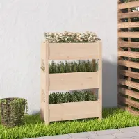 Prolenta Maison Exclusive - Bac à plantes 77x25x104,5 cm en pin massif