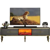 Xl Moebel Gmbh TV Lowboard Sideboard Fernsehtisch Dekokamin Modern Praktisch Stilvoll