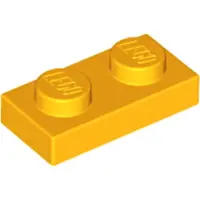 LEGO 3023 Bright Light Orange 50 pièces