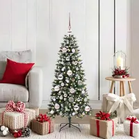 vidaXL Stabli Möbel Arbre de Noël artificiel avec 150 LED Vert 55 x 55 x 120 cm - Arbres de Noël artificiels CC6042603 2parcel