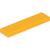 LEGO 50 pièces 2431 carreaux Tiles 1x4 Part Basic Panel 50 orange clair