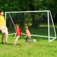 Northix But de football 365 x 182 cm avec filet et piquets durables